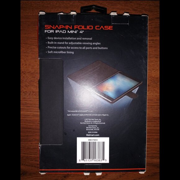 Blackweb iPad Mini 4 and 5th Gen Magnetic Folio Tablet Case - Picture 4 of 9